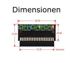 Raspberry Pi 400 GPIO-Header-Adapter