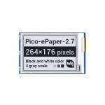 2.7" E-Paper 264×176 Bildschirm für Raspberry Pi Pico, Schwarz / Weiß