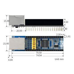 Raspberry Pi Pico Ethernet zu UART Konverter