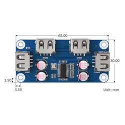 Raspberry Pi Zero Series USB HUB BOX 4x USB 2.0 Ports