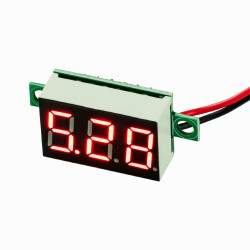 VM330 Digitales Voltmeter - Rot