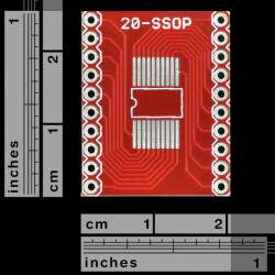 SSOP to DIP Adapter 20-Pin