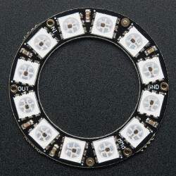 NeoPixel Ring - 12 x WS2812 5050 RGB LED with Integrated Drivers