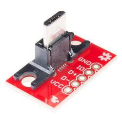 USB MicroB Plug Breakout Board